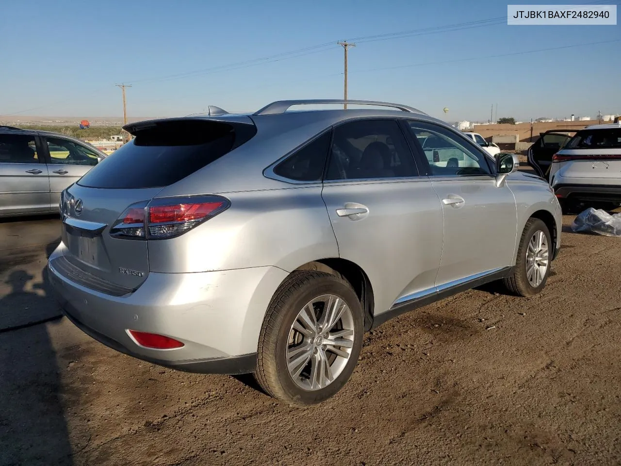 2015 Lexus Rx 350 Base VIN: JTJBK1BAXF2482940 Lot: 75226214