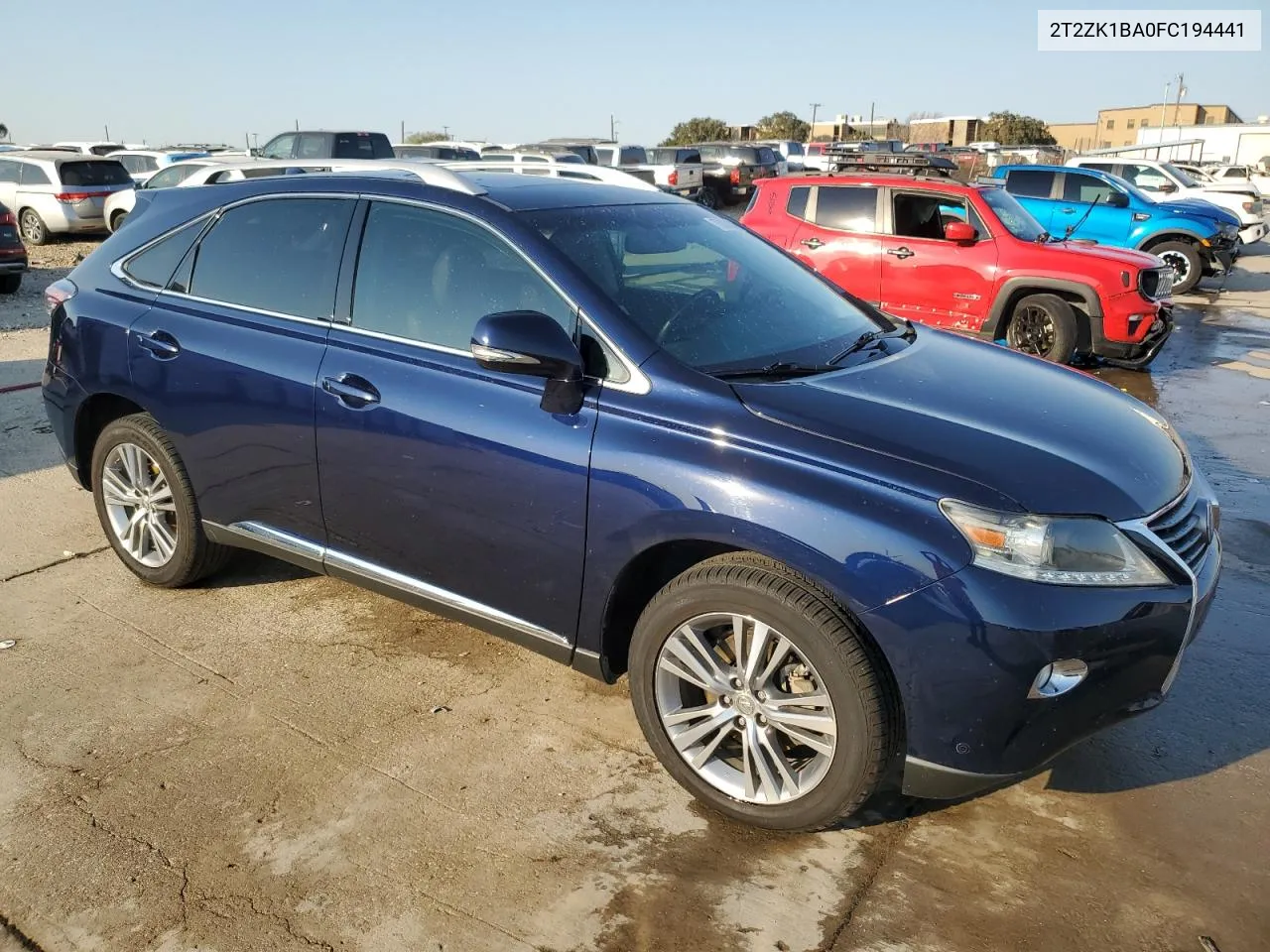 2015 Lexus Rx 350 VIN: 2T2ZK1BA0FC194441 Lot: 75336184