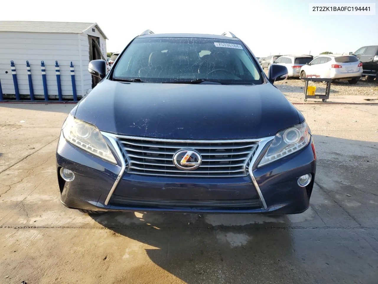 2015 Lexus Rx 350 VIN: 2T2ZK1BA0FC194441 Lot: 75336184