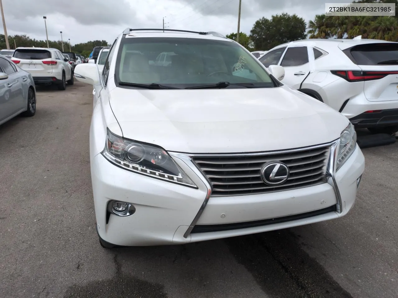 2015 Lexus Rx 350 Base VIN: 2T2BK1BA6FC321985 Lot: 75341474