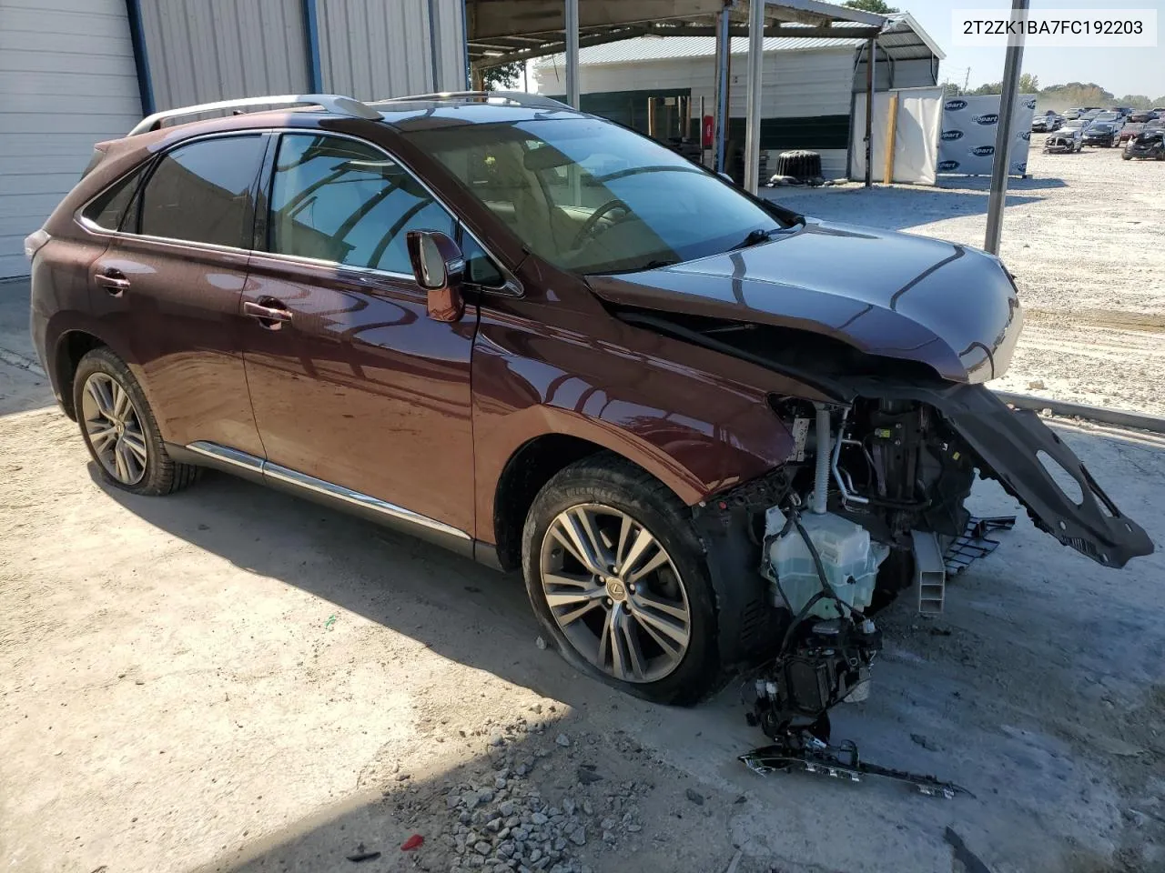 2015 Lexus Rx 350 VIN: 2T2ZK1BA7FC192203 Lot: 75384714