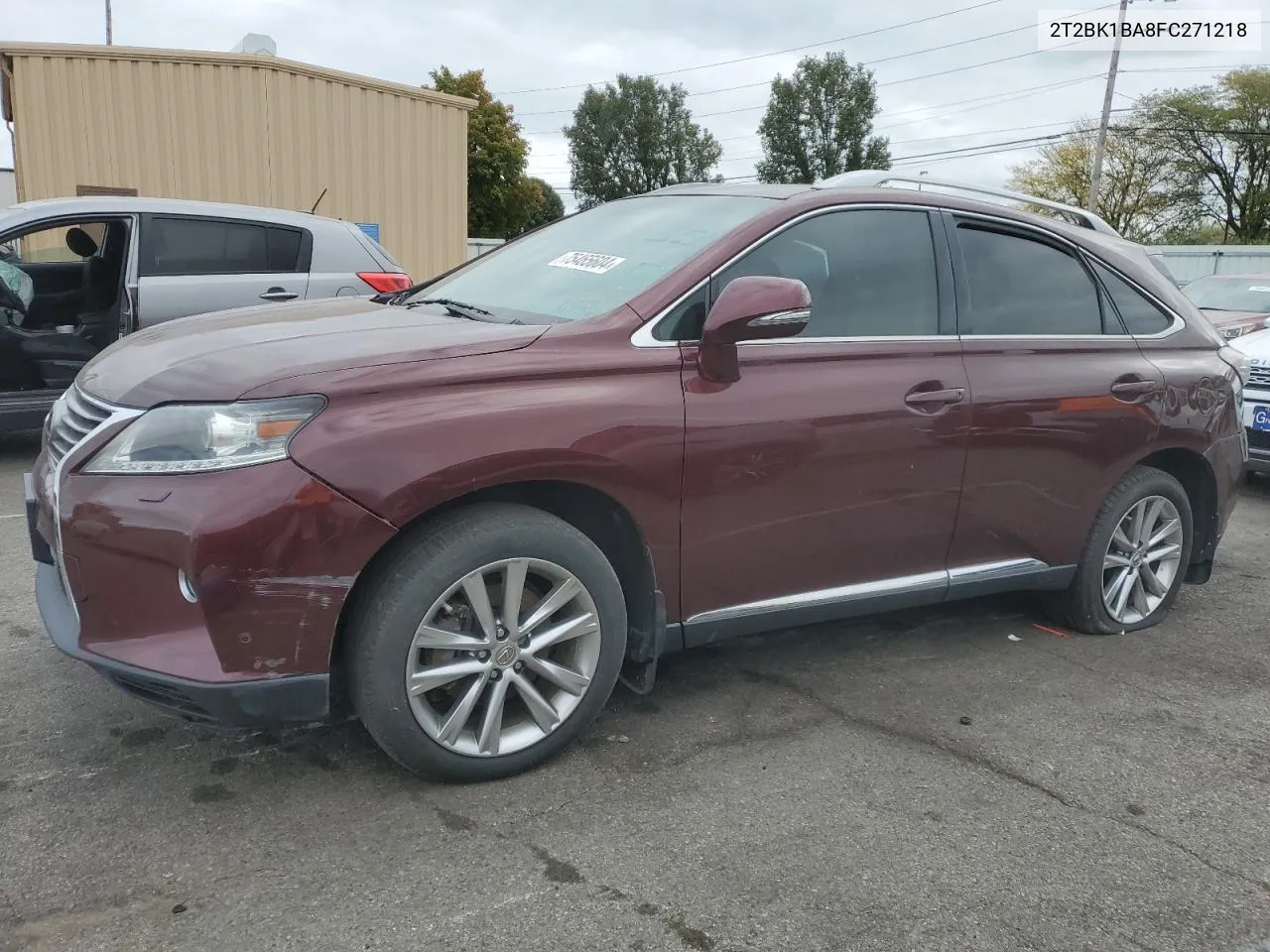 2015 Lexus Rx 350 Base VIN: 2T2BK1BA8FC271218 Lot: 75465604