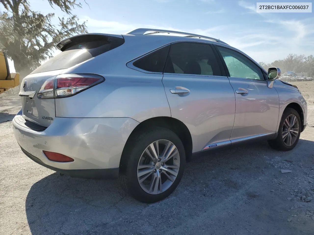 2015 Lexus Rx 450H VIN: 2T2BC1BAXFC006037 Lot: 75474034