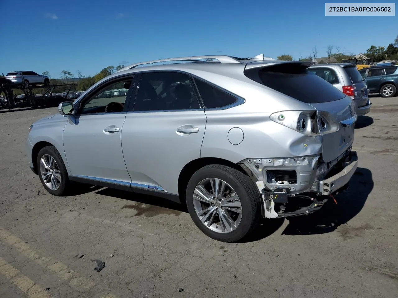 2015 Lexus Rx 450H VIN: 2T2BC1BA0FC006502 Lot: 75686484