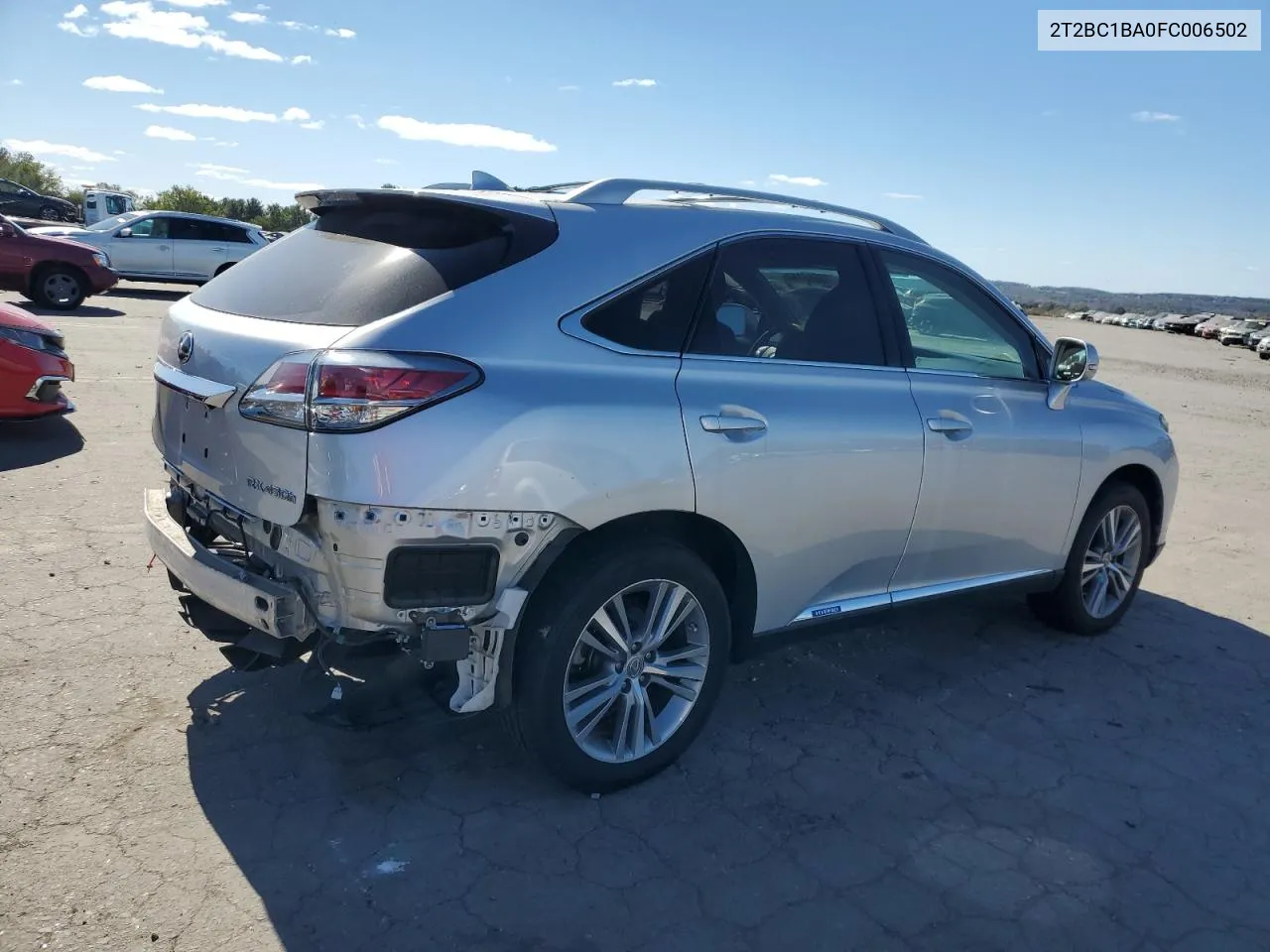 2015 Lexus Rx 450H VIN: 2T2BC1BA0FC006502 Lot: 75686484