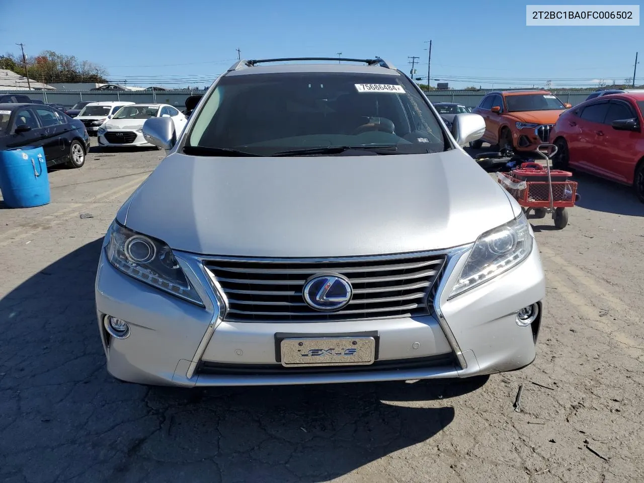 2015 Lexus Rx 450H VIN: 2T2BC1BA0FC006502 Lot: 75686484