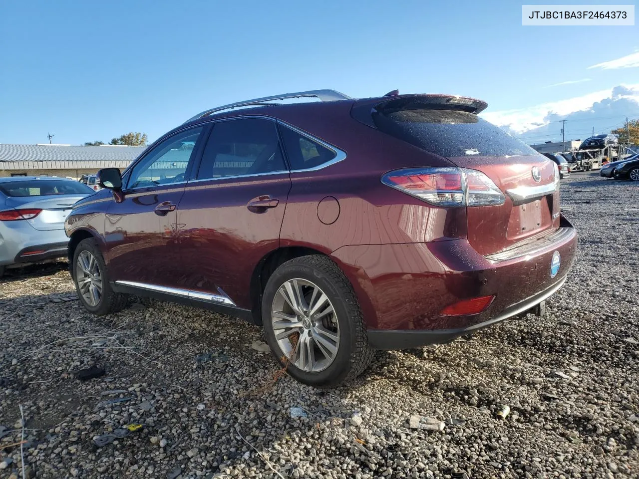 2015 Lexus Rx 450H VIN: JTJBC1BA3F2464373 Lot: 75731904