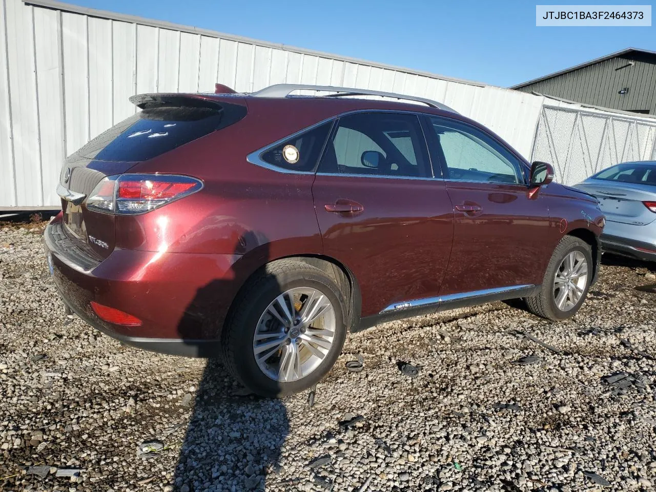 2015 Lexus Rx 450H VIN: JTJBC1BA3F2464373 Lot: 75731904