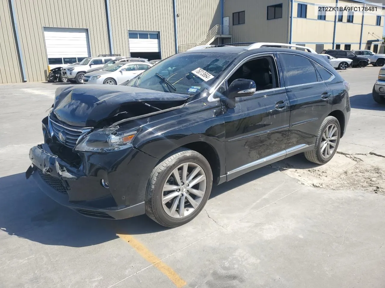 2015 Lexus Rx 350 VIN: 2T2ZK1BA9FC178481 Lot: 76013664