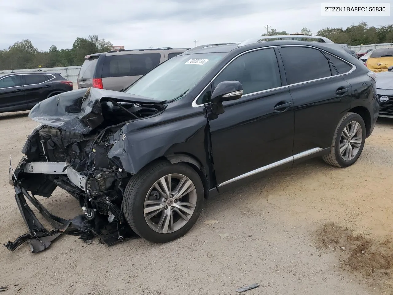 2015 Lexus Rx 350 VIN: 2T2ZK1BA8FC156830 Lot: 76030734