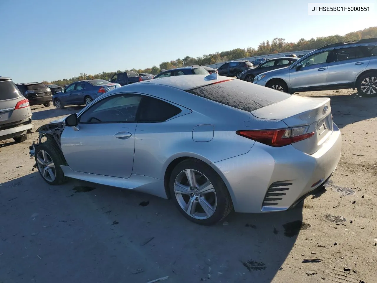 2015 Lexus Rc 350 VIN: JTHSE5BC1F5000551 Lot: 76241364