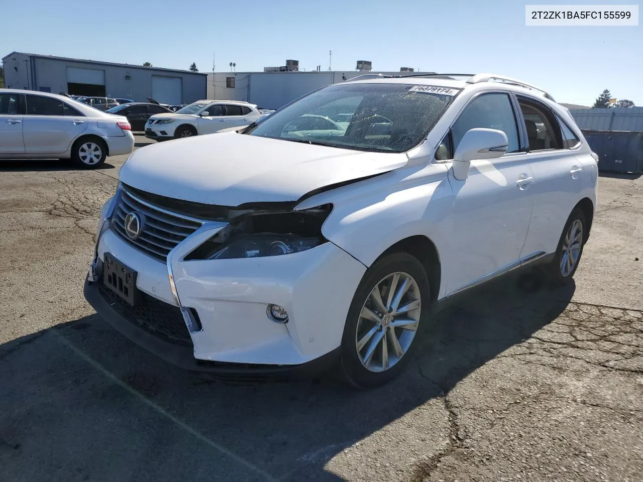 2015 Lexus Rx 350 VIN: 2T2ZK1BA5FC155599 Lot: 76379174