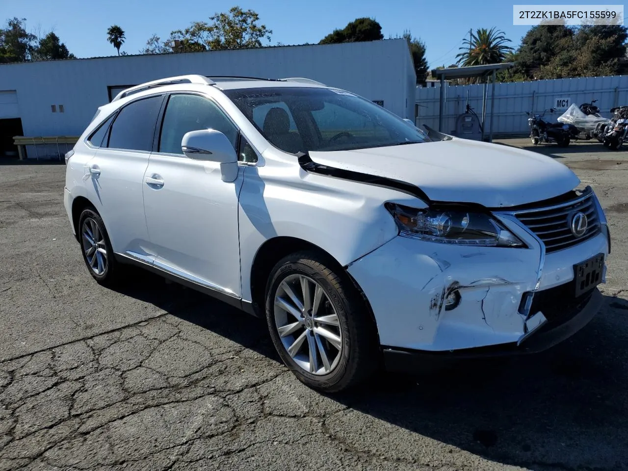 2015 Lexus Rx 350 VIN: 2T2ZK1BA5FC155599 Lot: 76379174