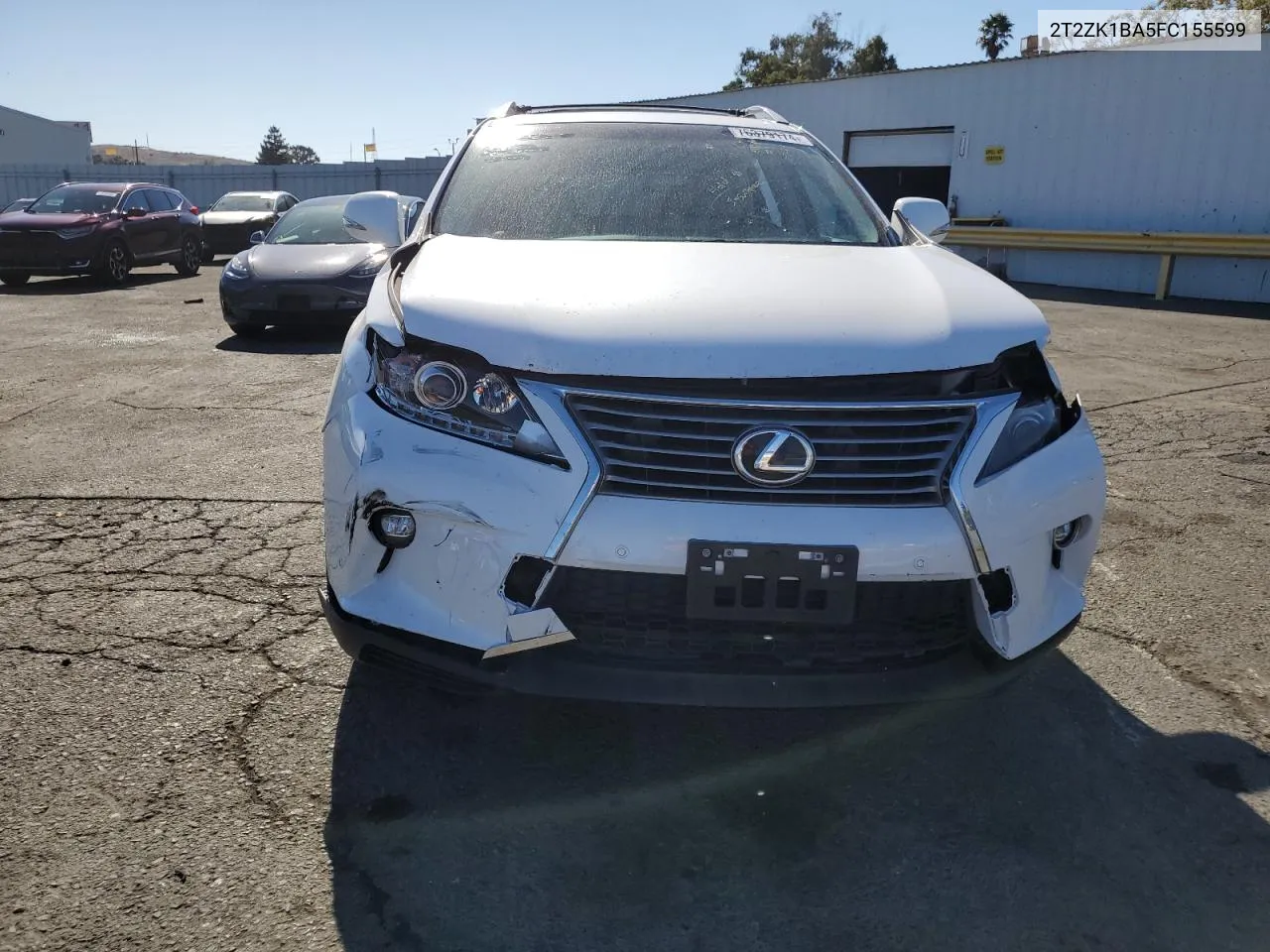 2015 Lexus Rx 350 VIN: 2T2ZK1BA5FC155599 Lot: 76379174