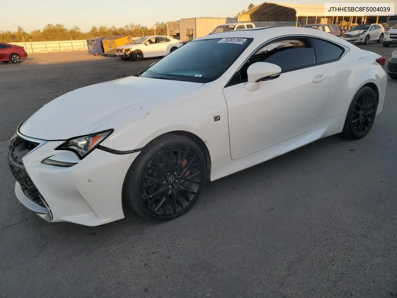 2015 Lexus Rc 350 VIN: JTHHE5BC8F5004039 Lot: 76385284