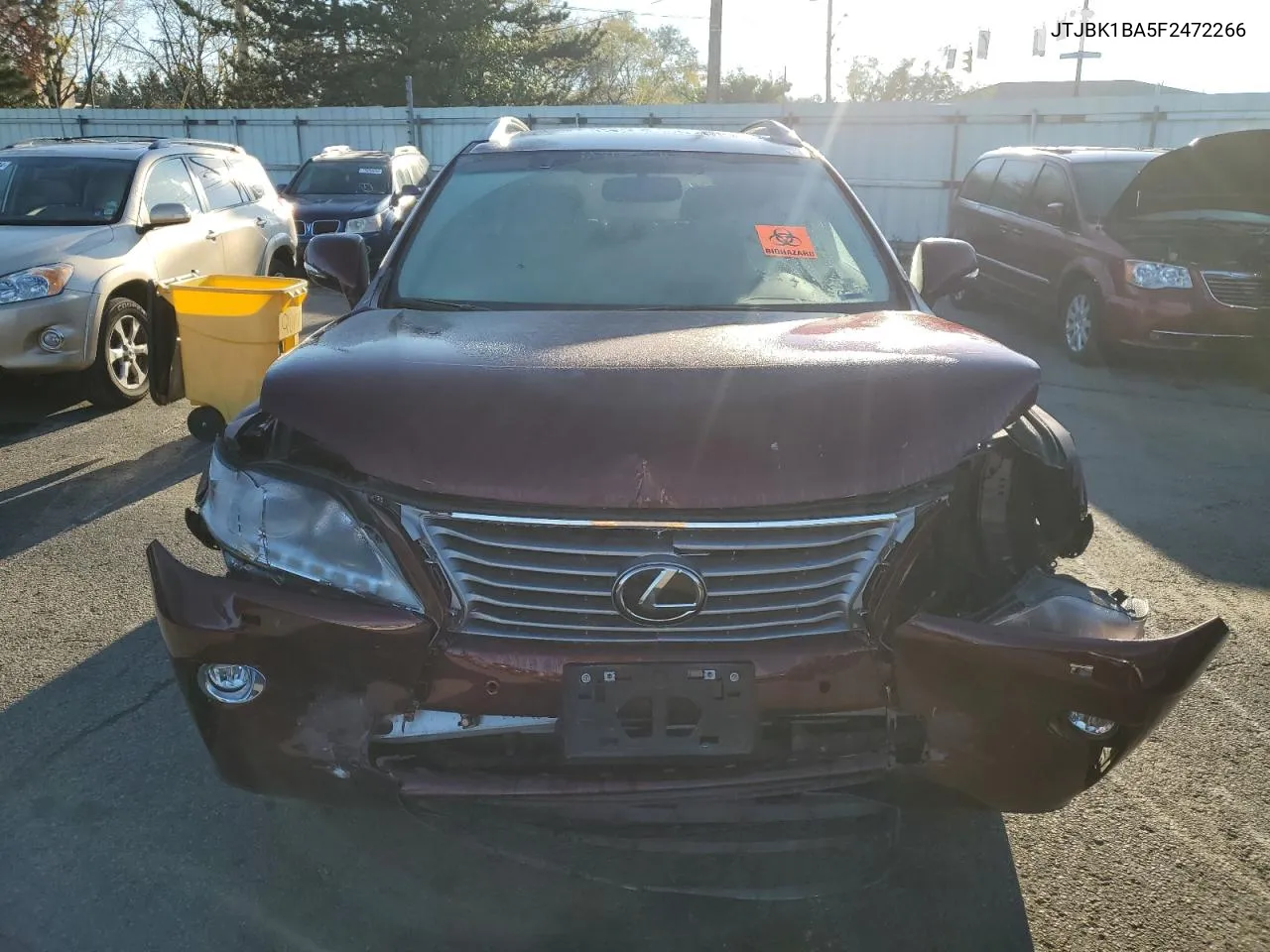 JTJBK1BA5F2472266 2015 Lexus Rx 350 Base