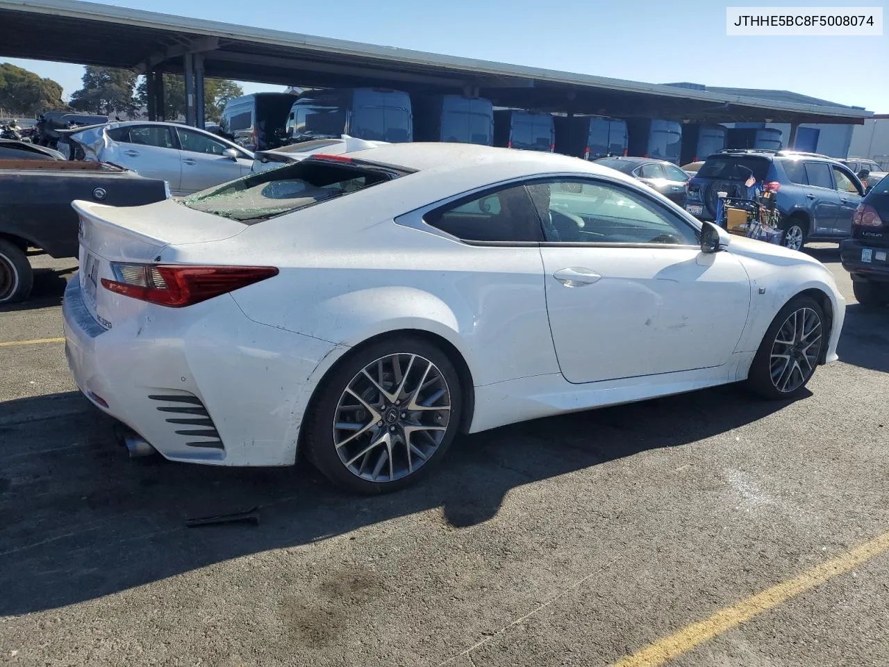 2015 Lexus Rc 350 VIN: JTHHE5BC8F5008074 Lot: 76580524