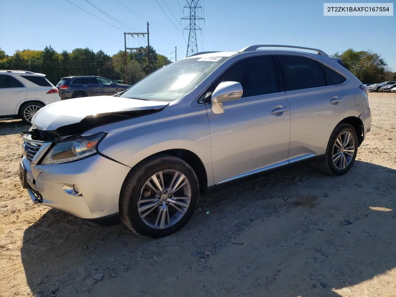 2015 Lexus Rx 350 VIN: 2T2ZK1BAXFC167554 Lot: 76605954