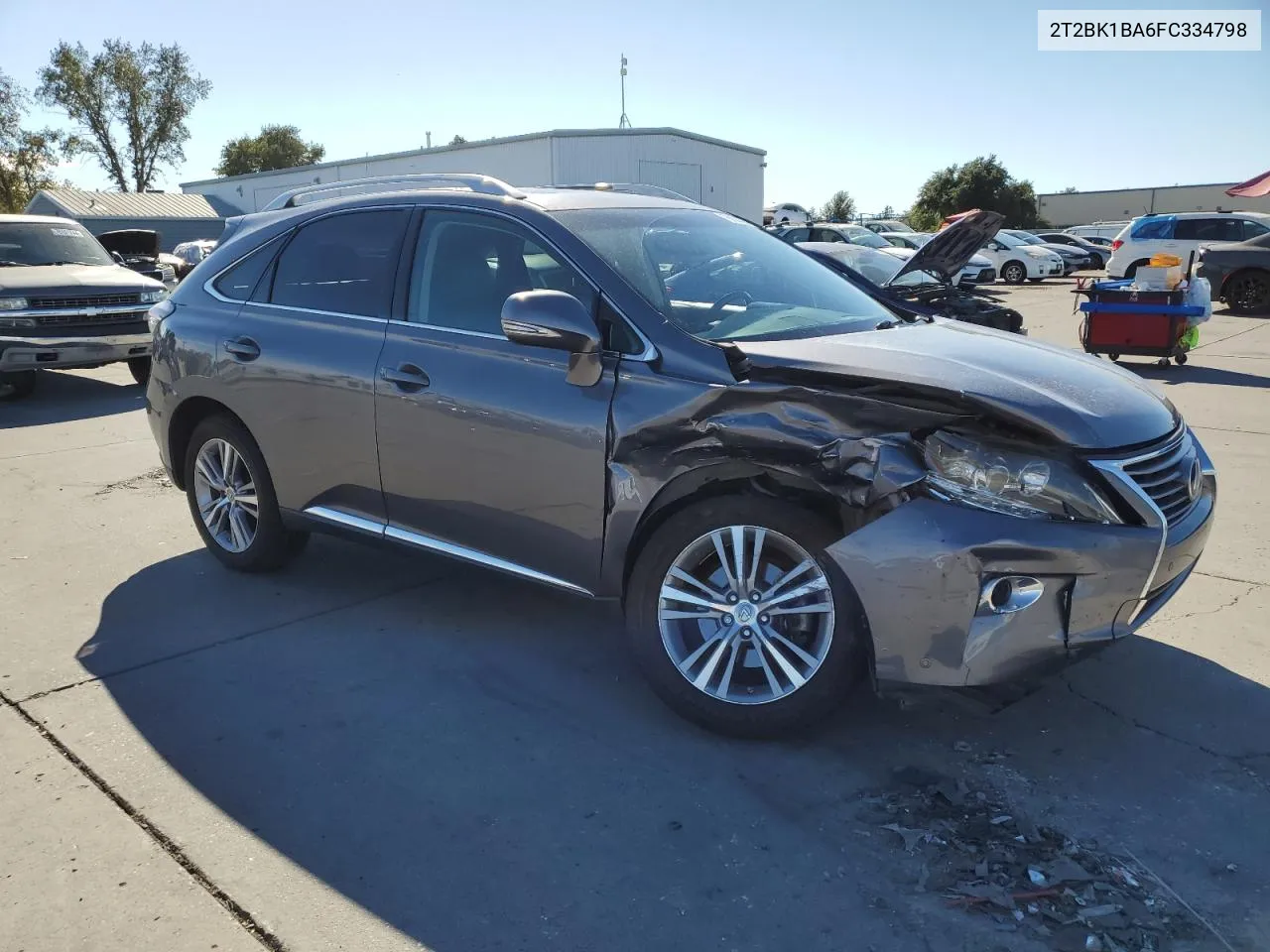 2015 Lexus Rx 350 Base VIN: 2T2BK1BA6FC334798 Lot: 76626394