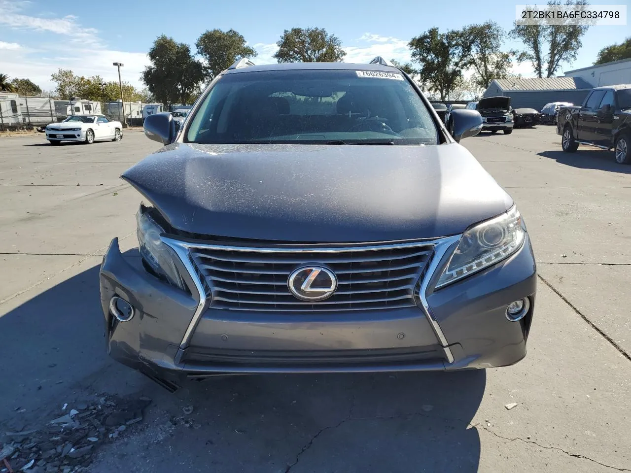 2015 Lexus Rx 350 Base VIN: 2T2BK1BA6FC334798 Lot: 76626394