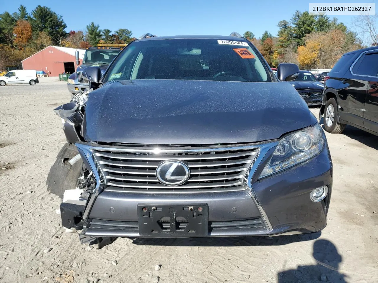 2015 Lexus Rx 350 Base VIN: 2T2BK1BA1FC262327 Lot: 76805544