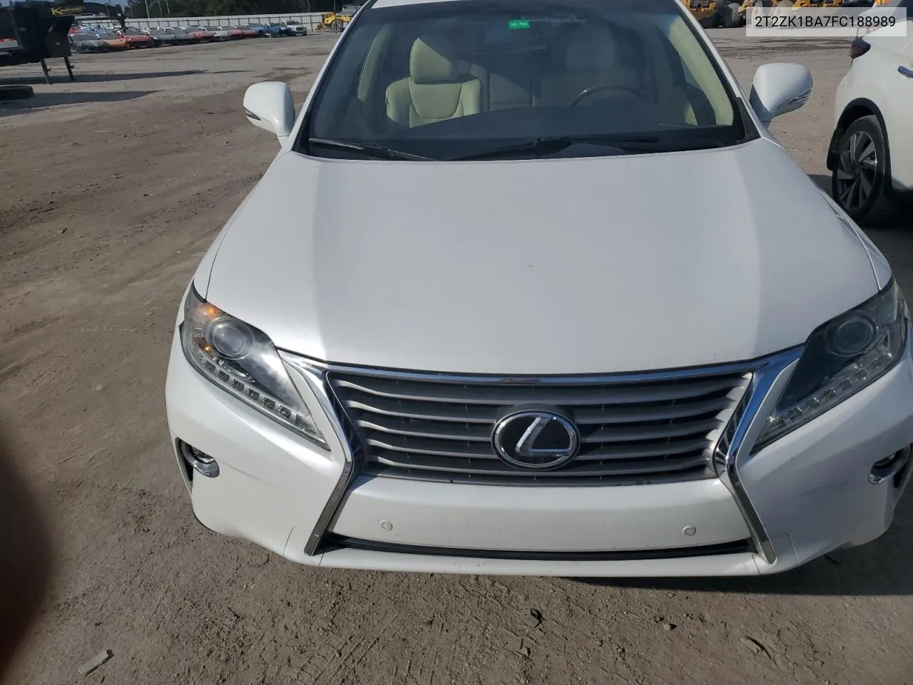 2015 Lexus Rx 350 VIN: 2T2ZK1BA7FC188989 Lot: 77014454