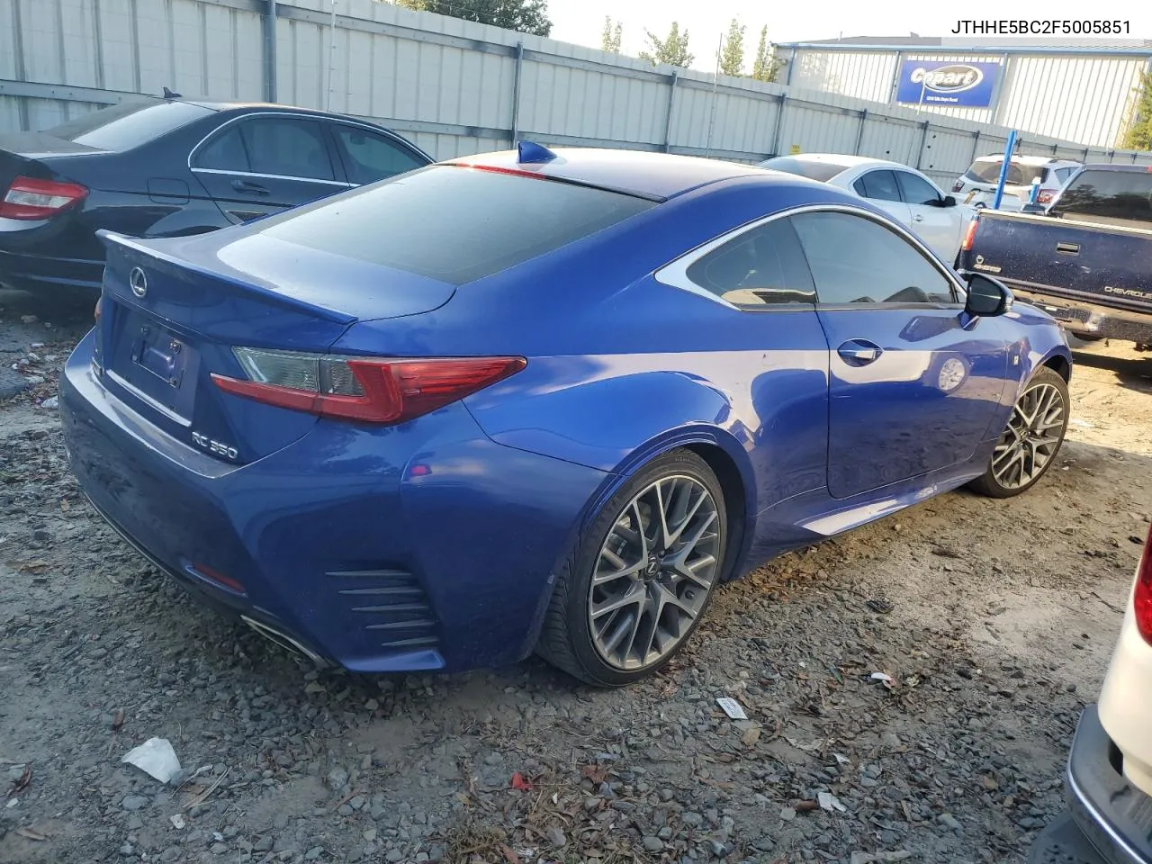 2015 Lexus Rc 350 VIN: JTHHE5BC2F5005851 Lot: 77067204