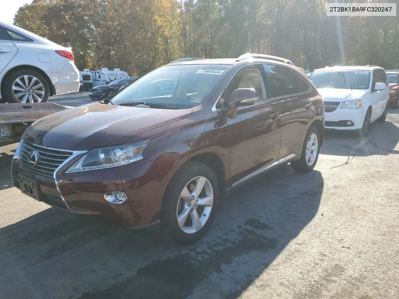 2015 Lexus Rx 350 Base VIN: 2T2BK1BA9FC320247 Lot: 77069644