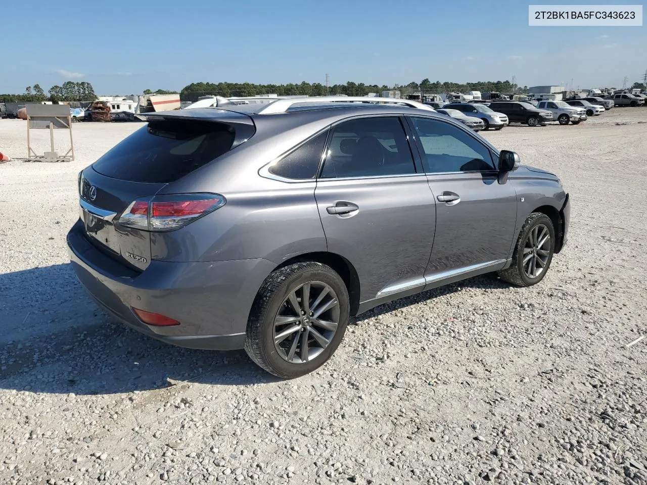 2015 Lexus Rx 350 Base VIN: 2T2BK1BA5FC343623 Lot: 77359594