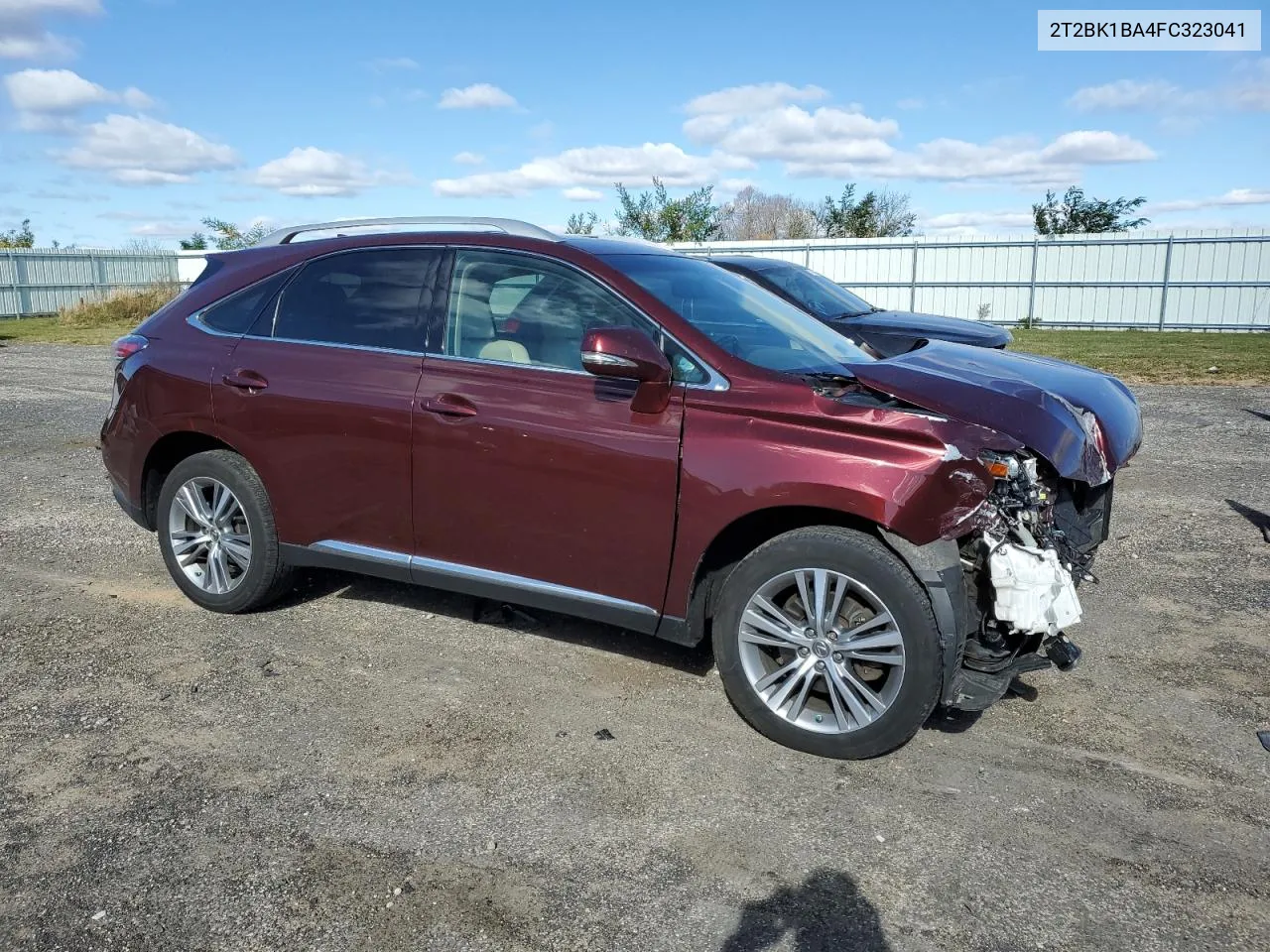 2015 Lexus Rx 350 Base VIN: 2T2BK1BA4FC323041 Lot: 77441694