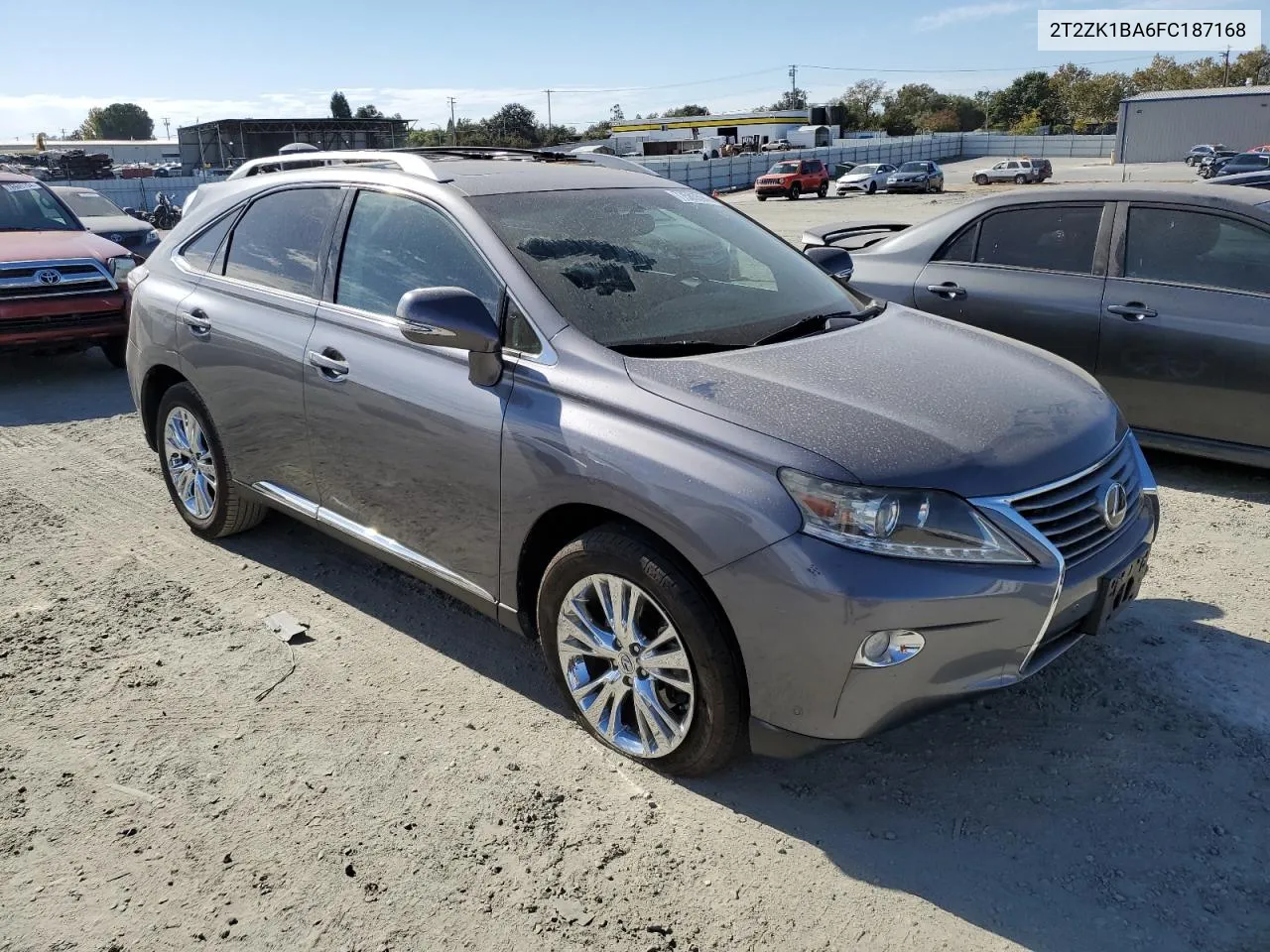 2015 Lexus Rx 350 VIN: 2T2ZK1BA6FC187168 Lot: 77585594