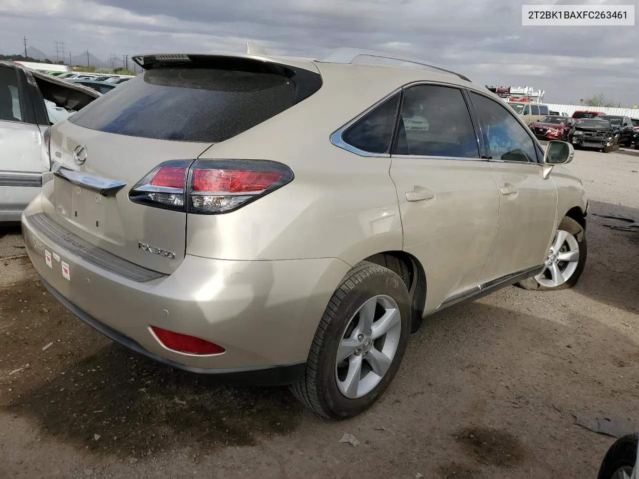 2015 Lexus Rx 350 Base VIN: 2T2BK1BAXFC263461 Lot: 77787024