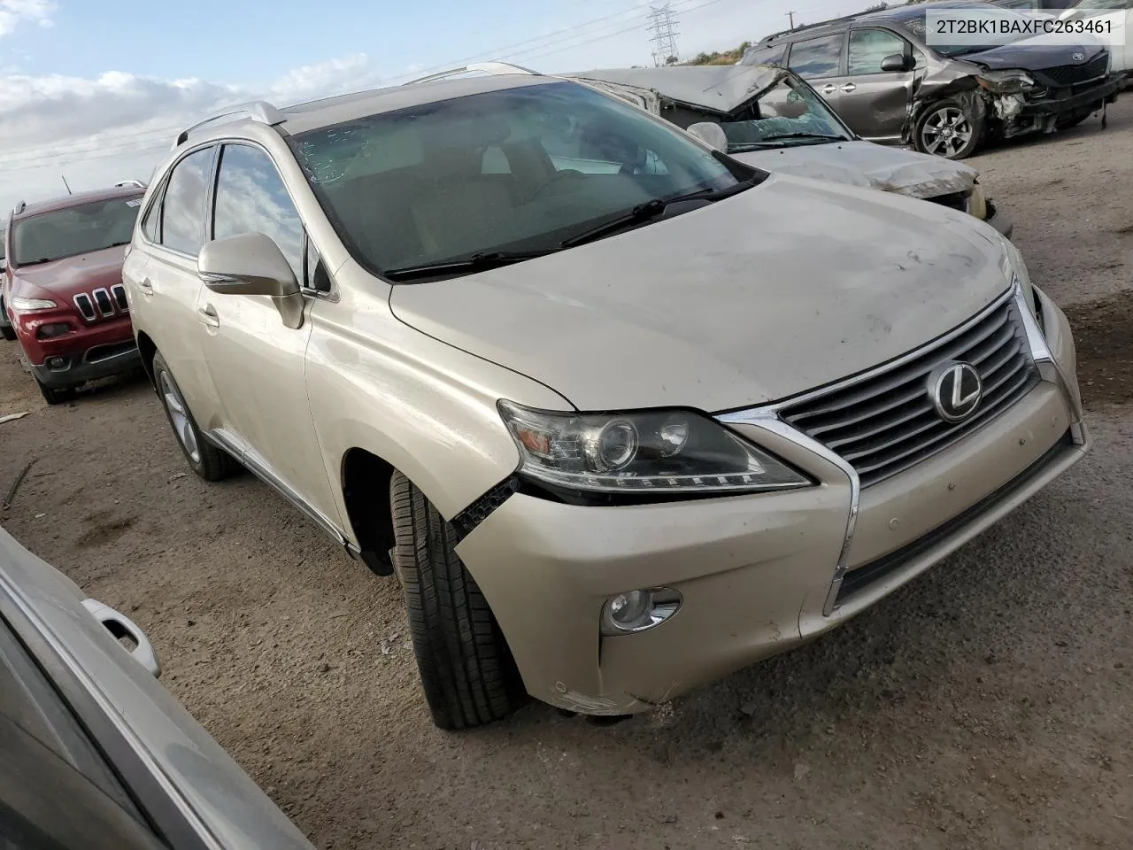 2015 Lexus Rx 350 Base VIN: 2T2BK1BAXFC263461 Lot: 77787024