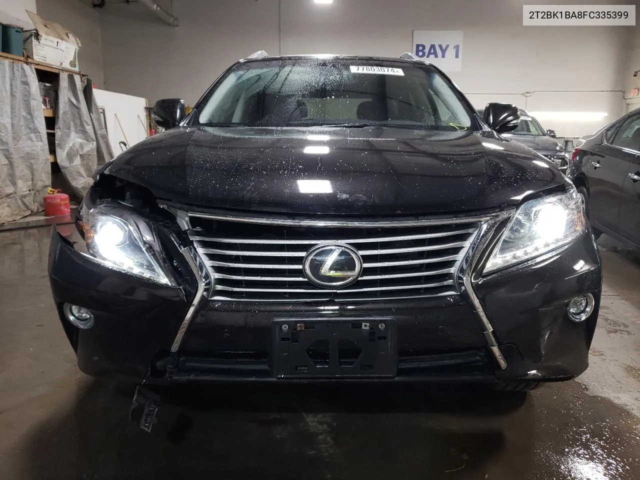 2015 Lexus Rx 350 Base VIN: 2T2BK1BA8FC335399 Lot: 77803074