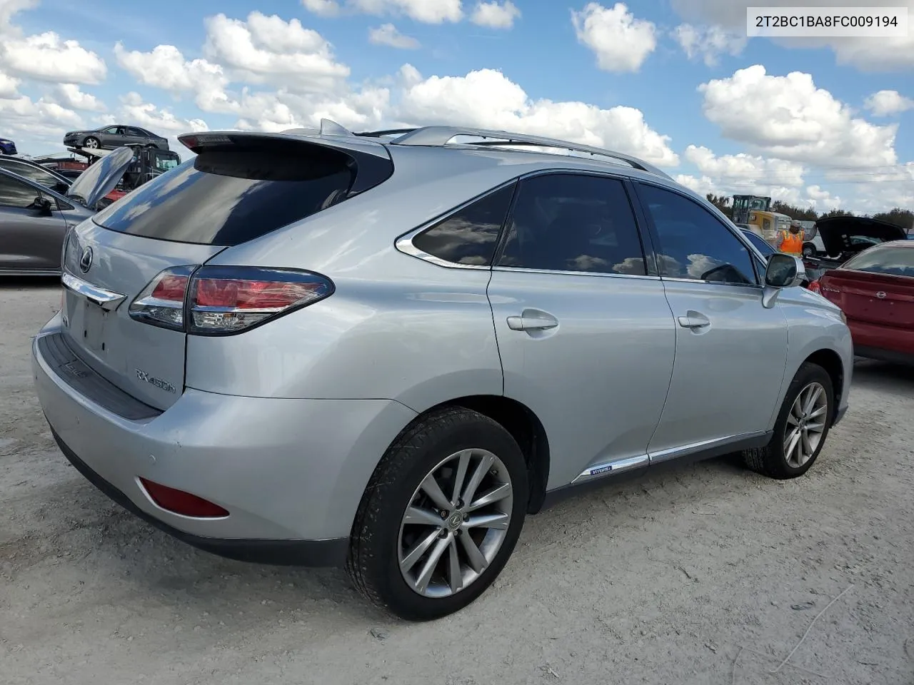 2015 Lexus Rx 450H VIN: 2T2BC1BA8FC009194 Lot: 77904824