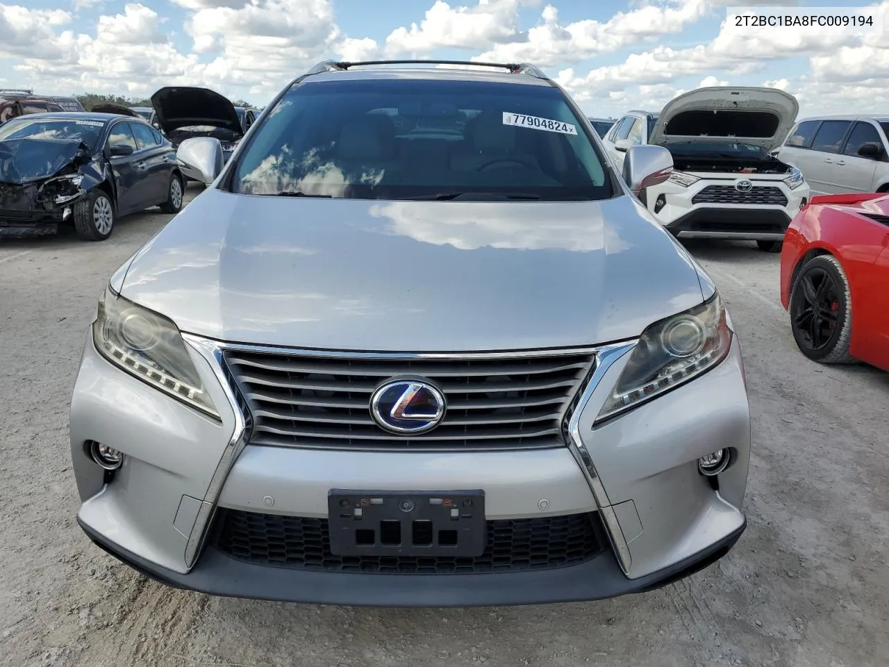 2015 Lexus Rx 450H VIN: 2T2BC1BA8FC009194 Lot: 77904824