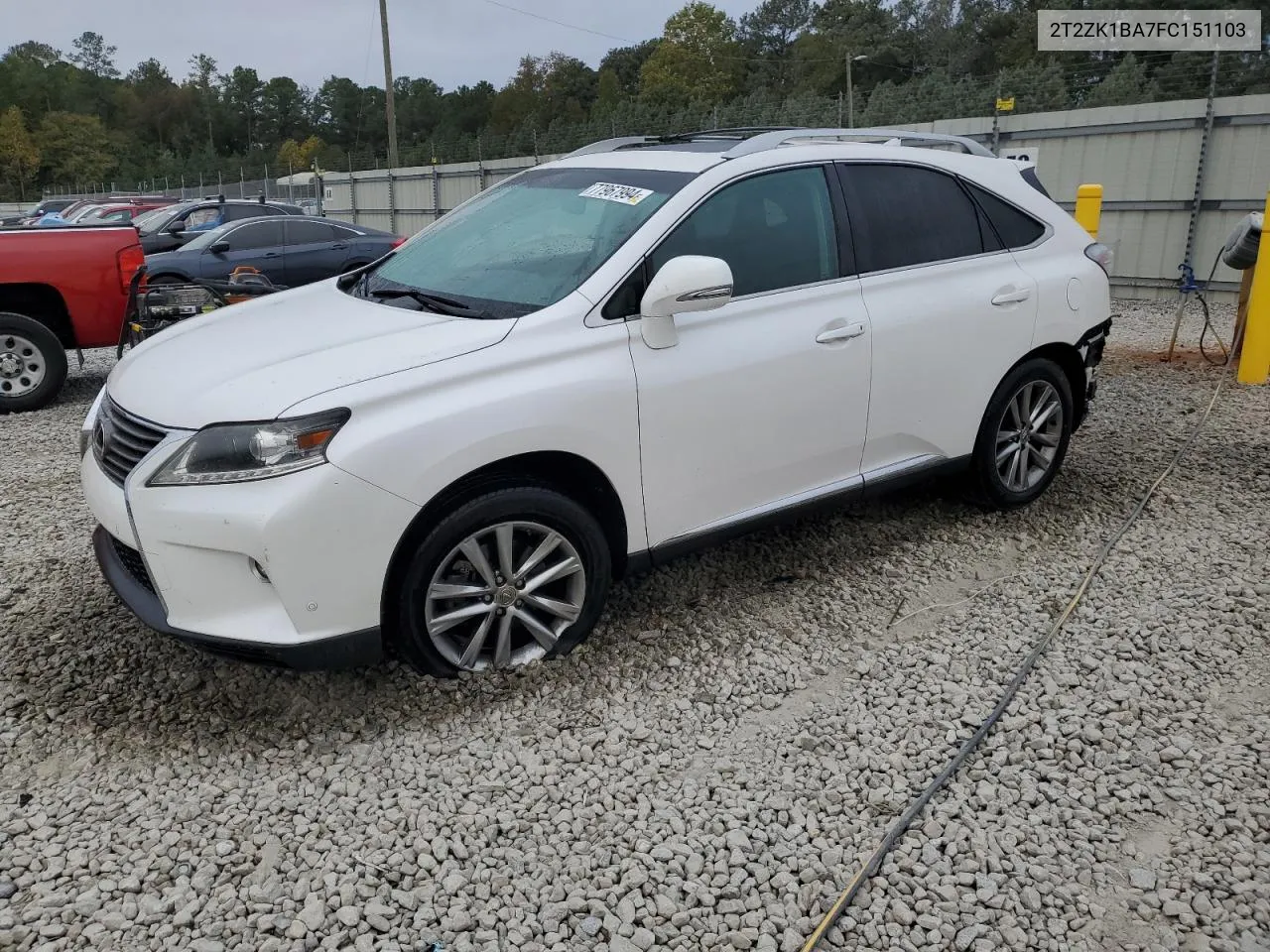 2015 Lexus Rx 350 VIN: 2T2ZK1BA7FC151103 Lot: 77967994