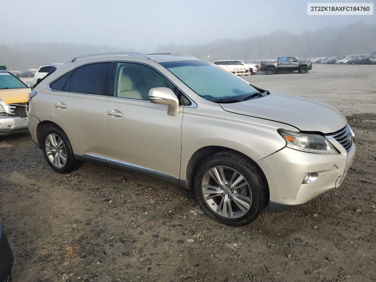 2015 Lexus Rx 350 VIN: 2T2ZK1BAXFC184760 Lot: 78051034