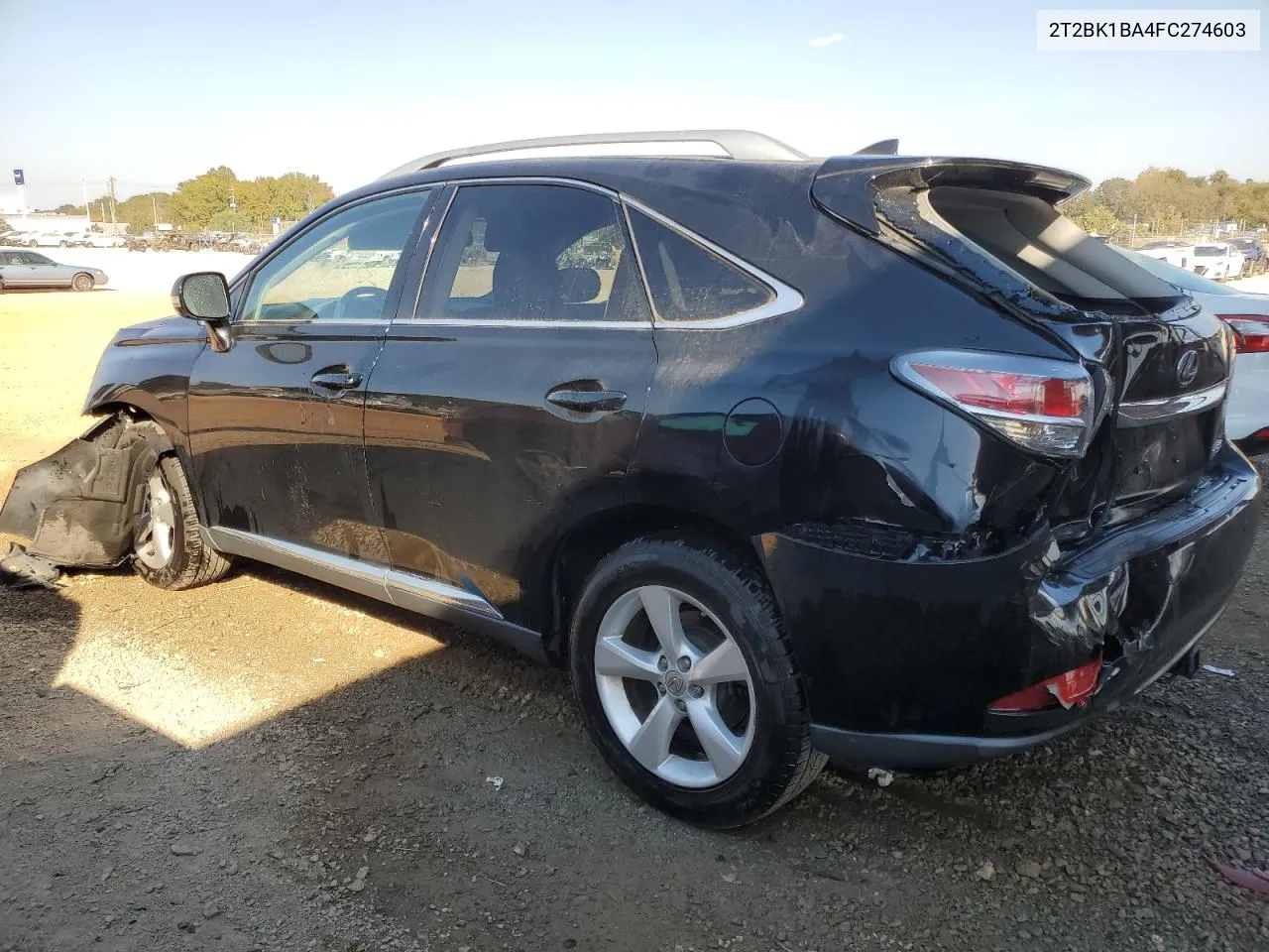 2015 Lexus Rx 350 Base VIN: 2T2BK1BA4FC274603 Lot: 78091524