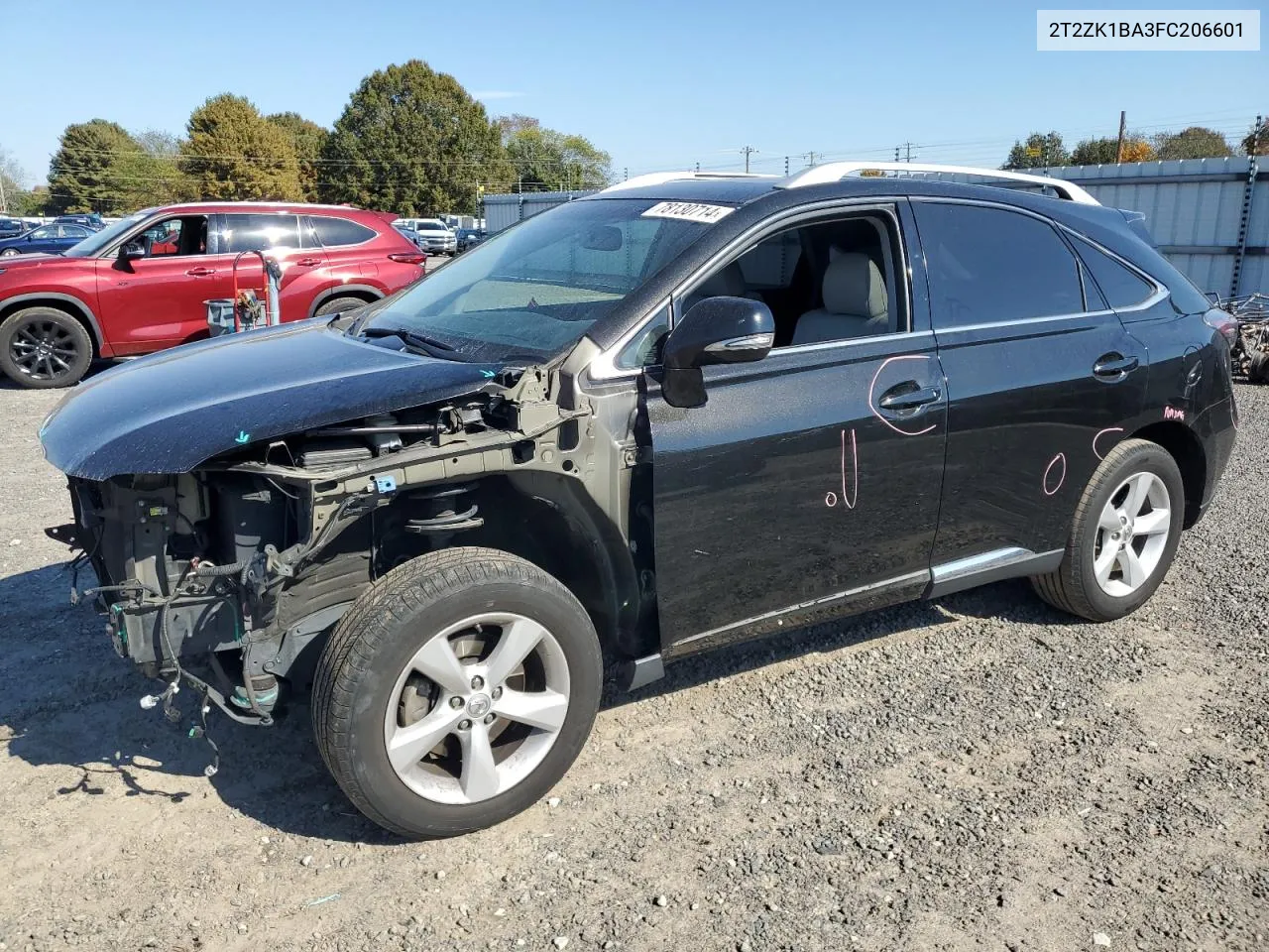 2015 Lexus Rx 350 VIN: 2T2ZK1BA3FC206601 Lot: 78130714