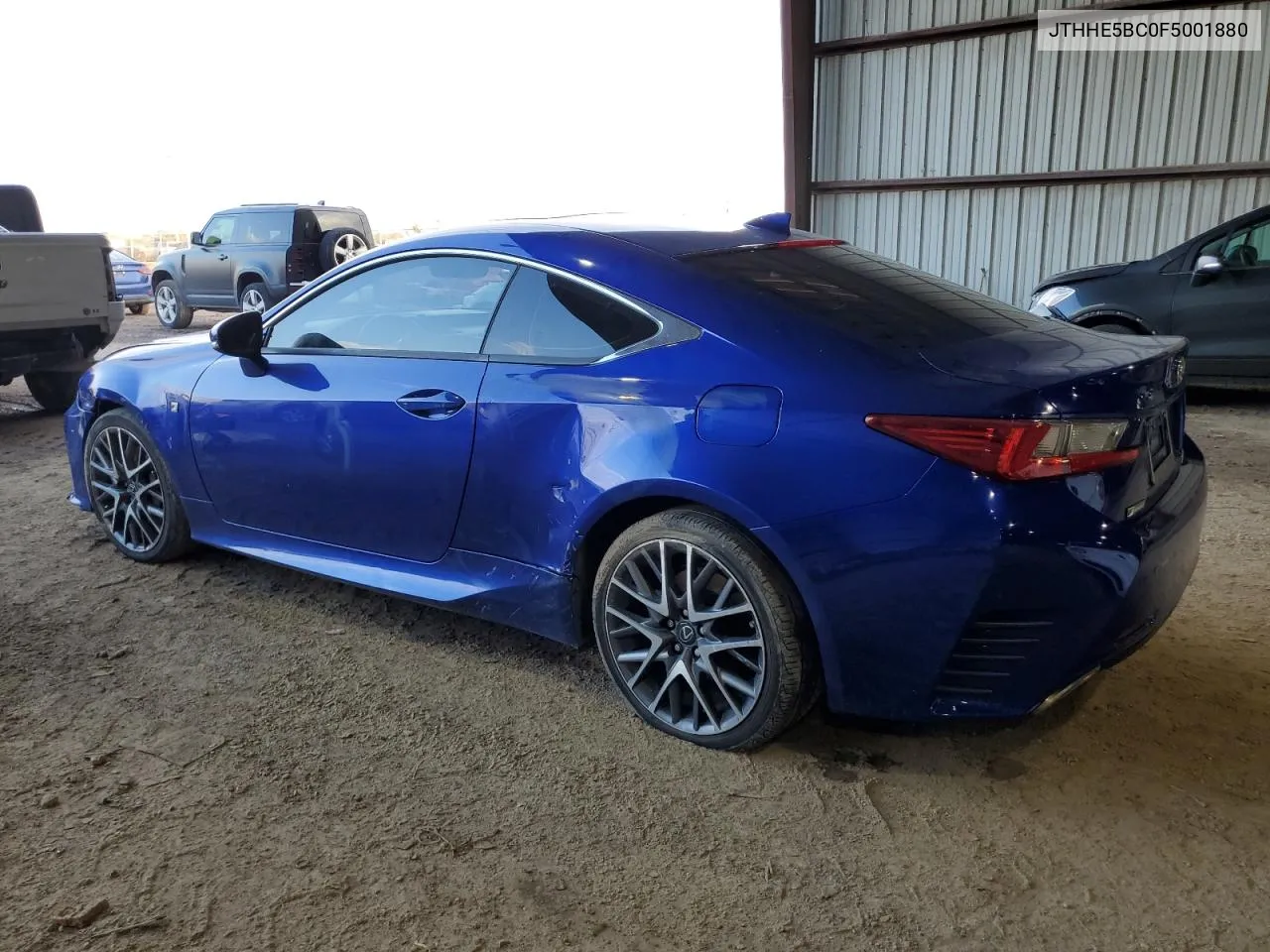 2015 Lexus Rc 350 VIN: JTHHE5BC0F5001880 Lot: 78278324