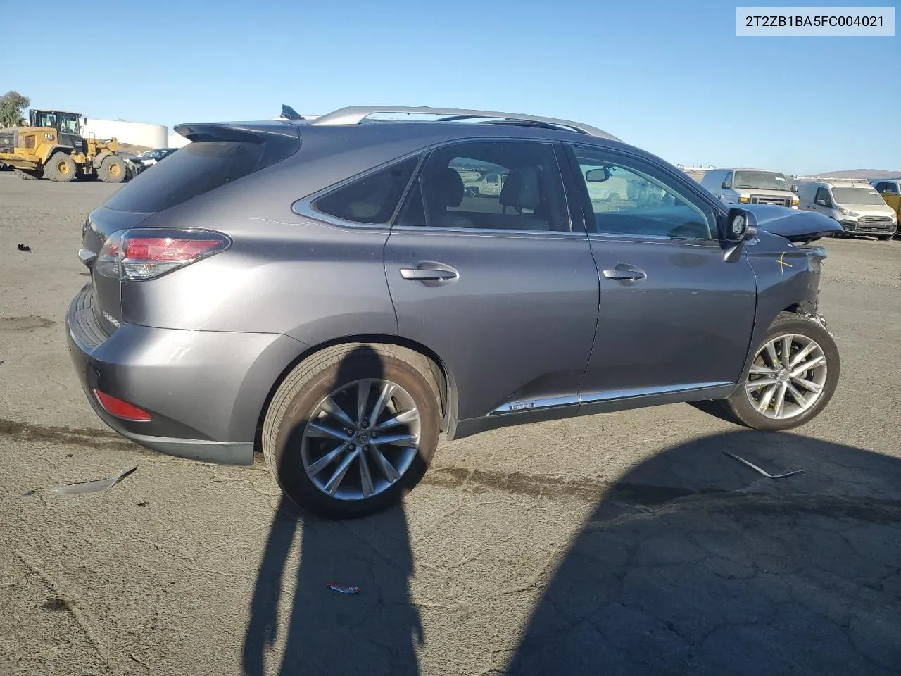 2015 Lexus Rx 450H VIN: 2T2ZB1BA5FC004021 Lot: 78402084