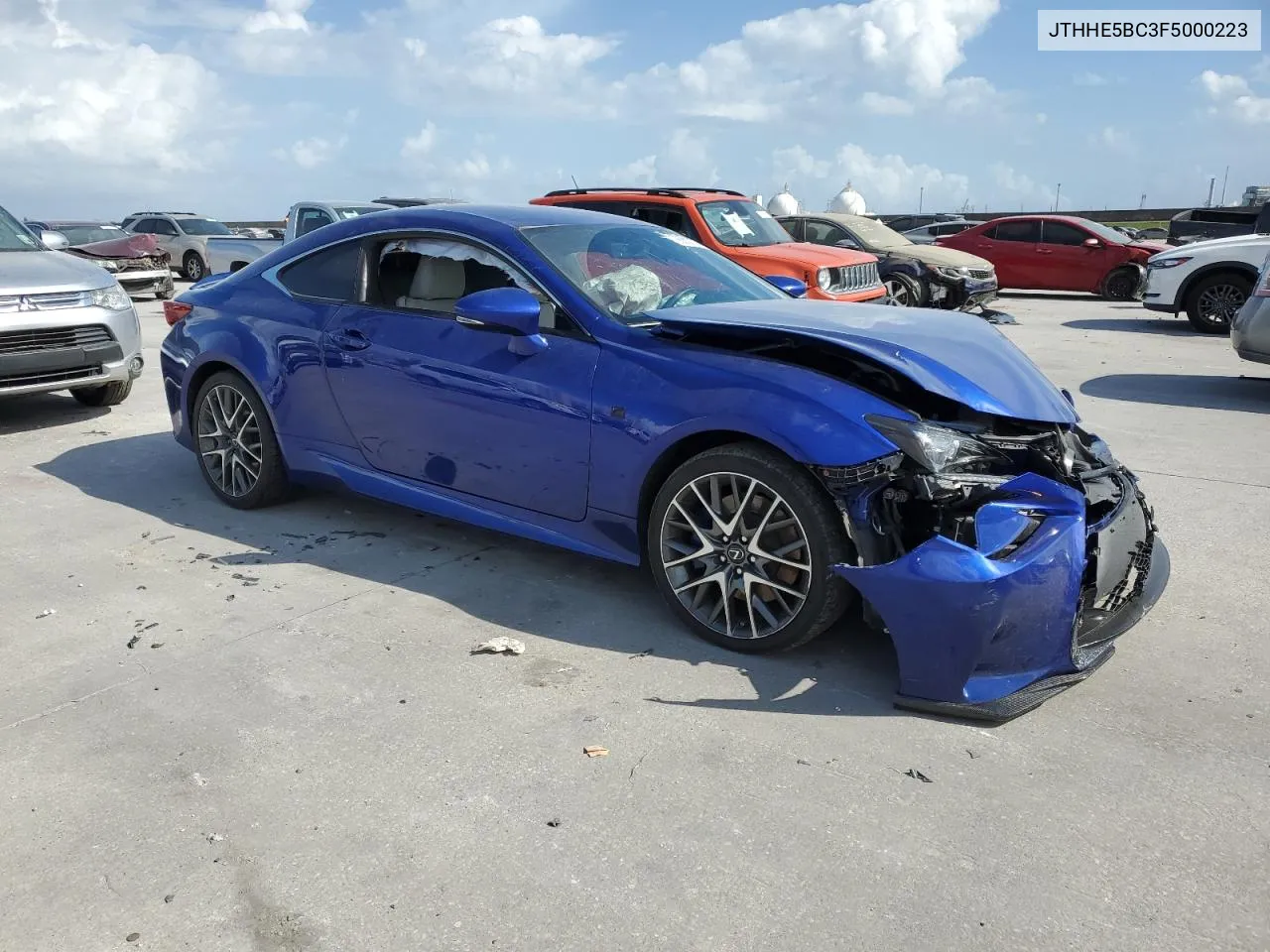 2015 Lexus Rc 350 VIN: JTHHE5BC3F5000223 Lot: 78683974