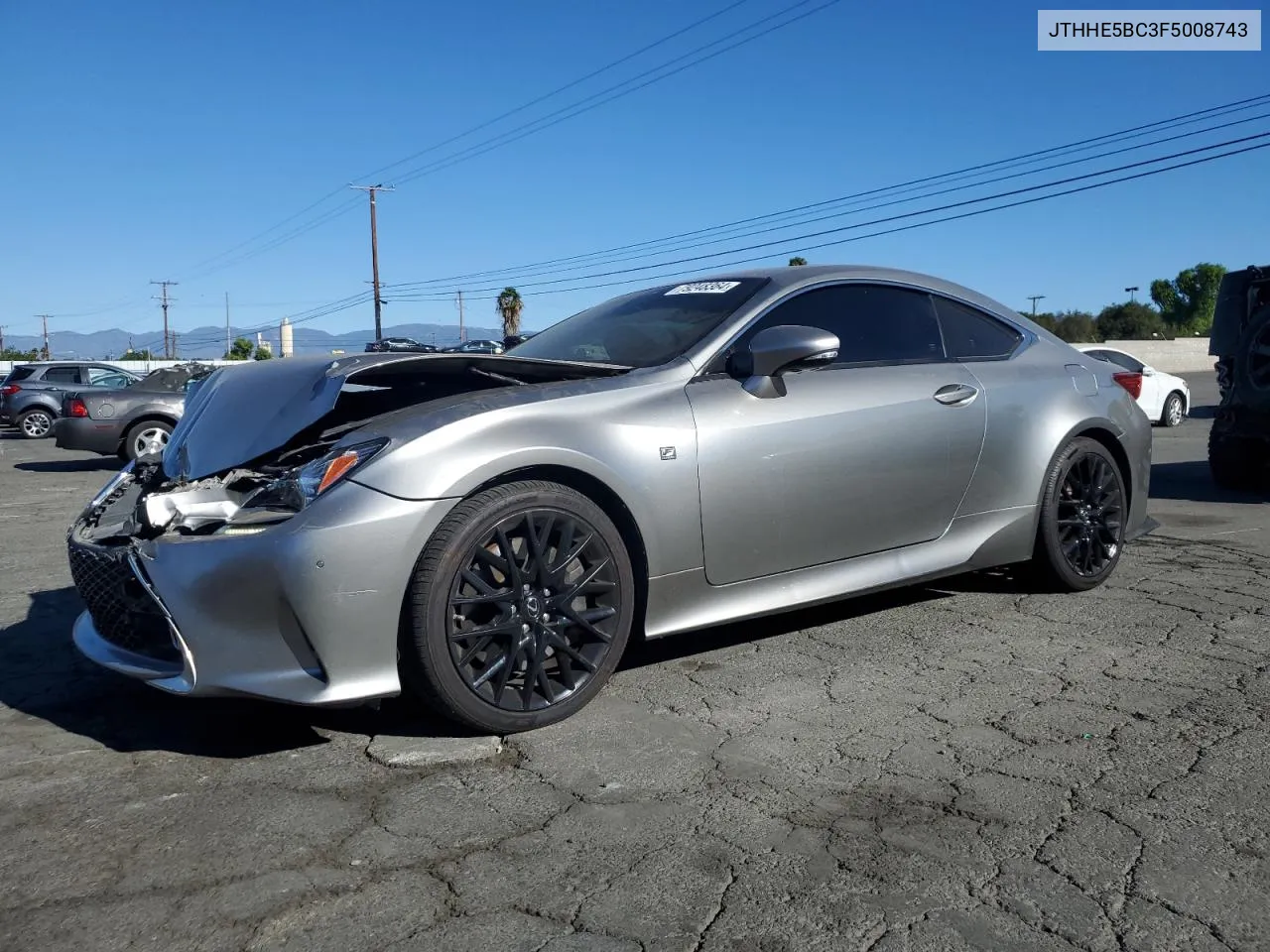 2015 Lexus Rc 350 VIN: JTHHE5BC3F5008743 Lot: 79248364