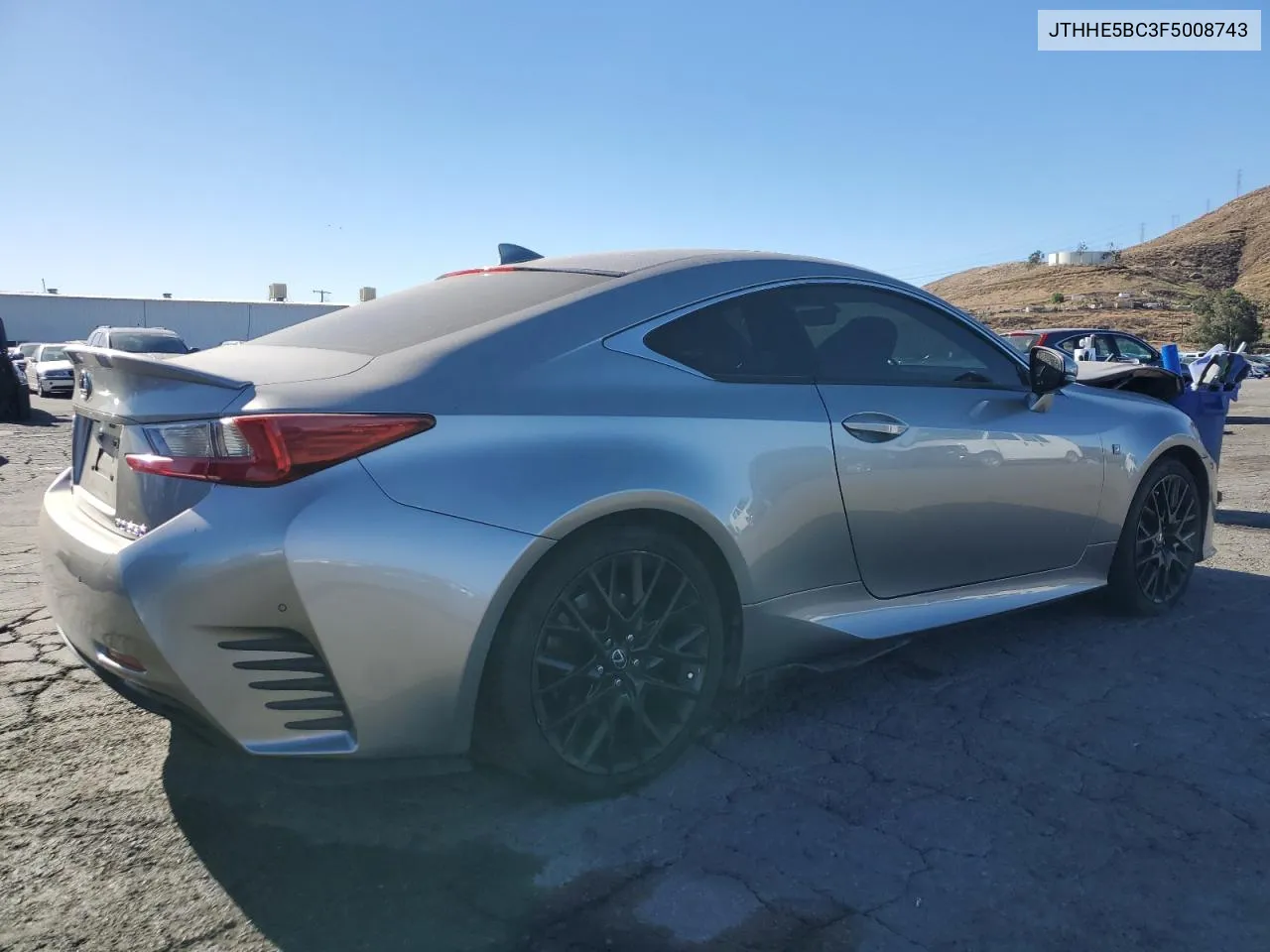 2015 Lexus Rc 350 VIN: JTHHE5BC3F5008743 Lot: 79248364