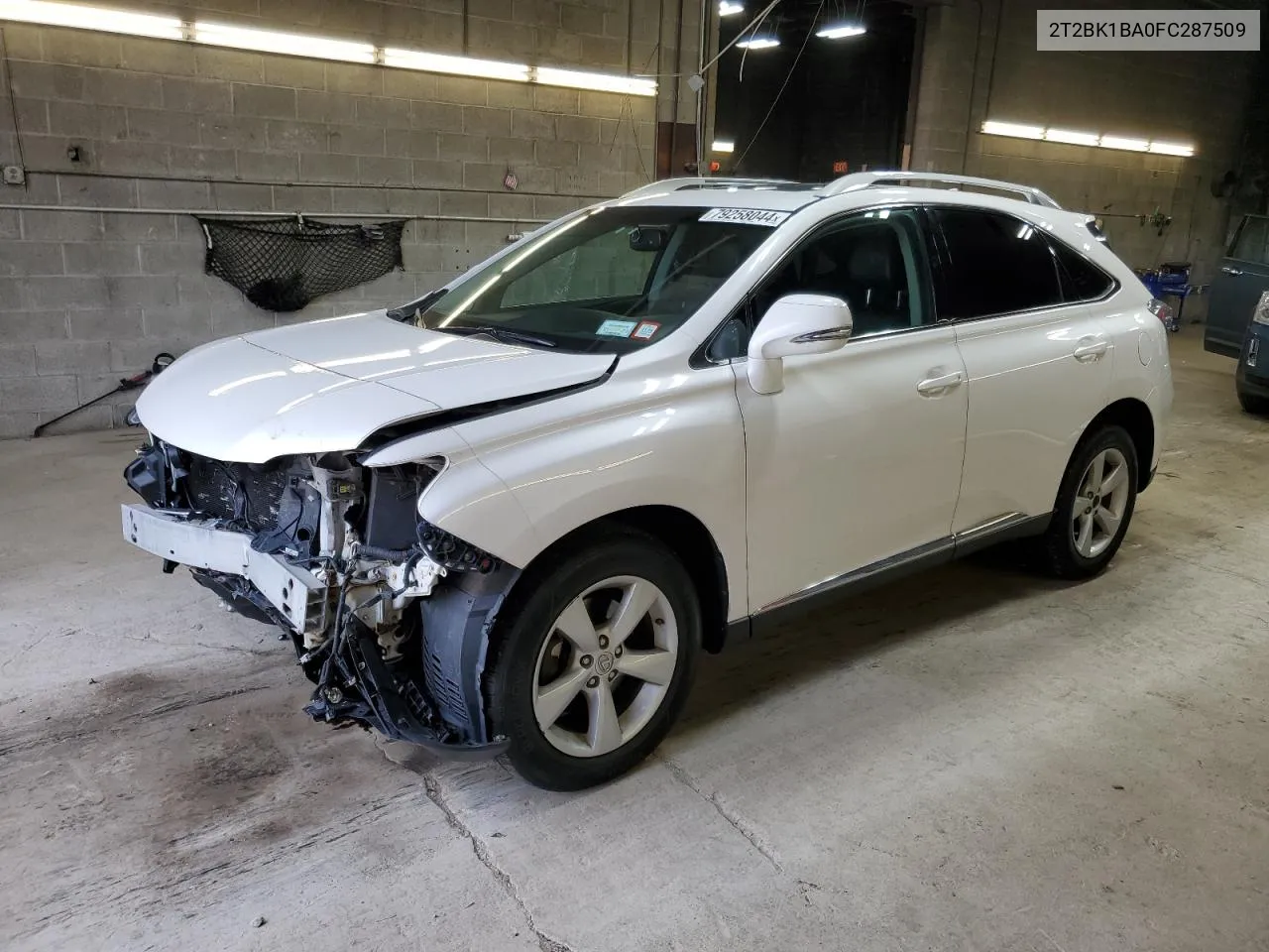 2015 Lexus Rx 350 Base VIN: 2T2BK1BA0FC287509 Lot: 79258044