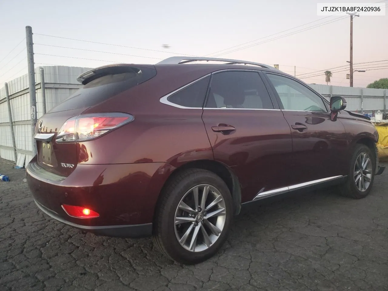 2015 Lexus Rx 350 VIN: JTJZK1BA8F2420936 Lot: 79298944