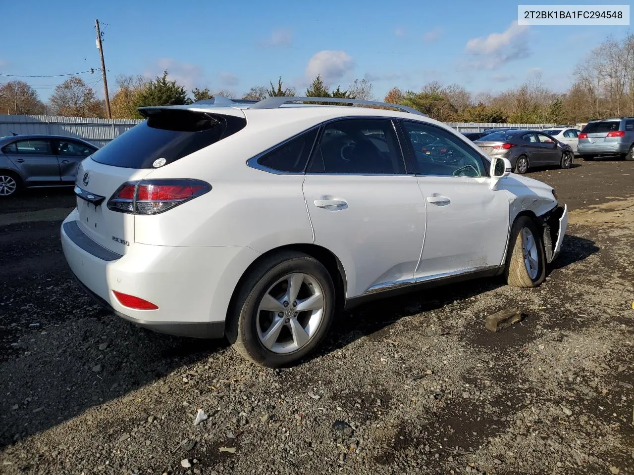 2015 Lexus Rx 350 Base VIN: 2T2BK1BA1FC294548 Lot: 79403994