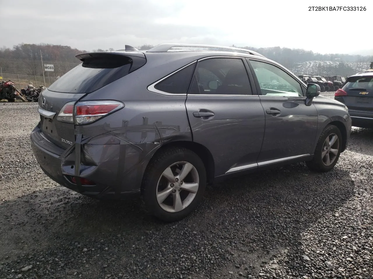 2015 Lexus Rx 350 Base VIN: 2T2BK1BA7FC333126 Lot: 79719264