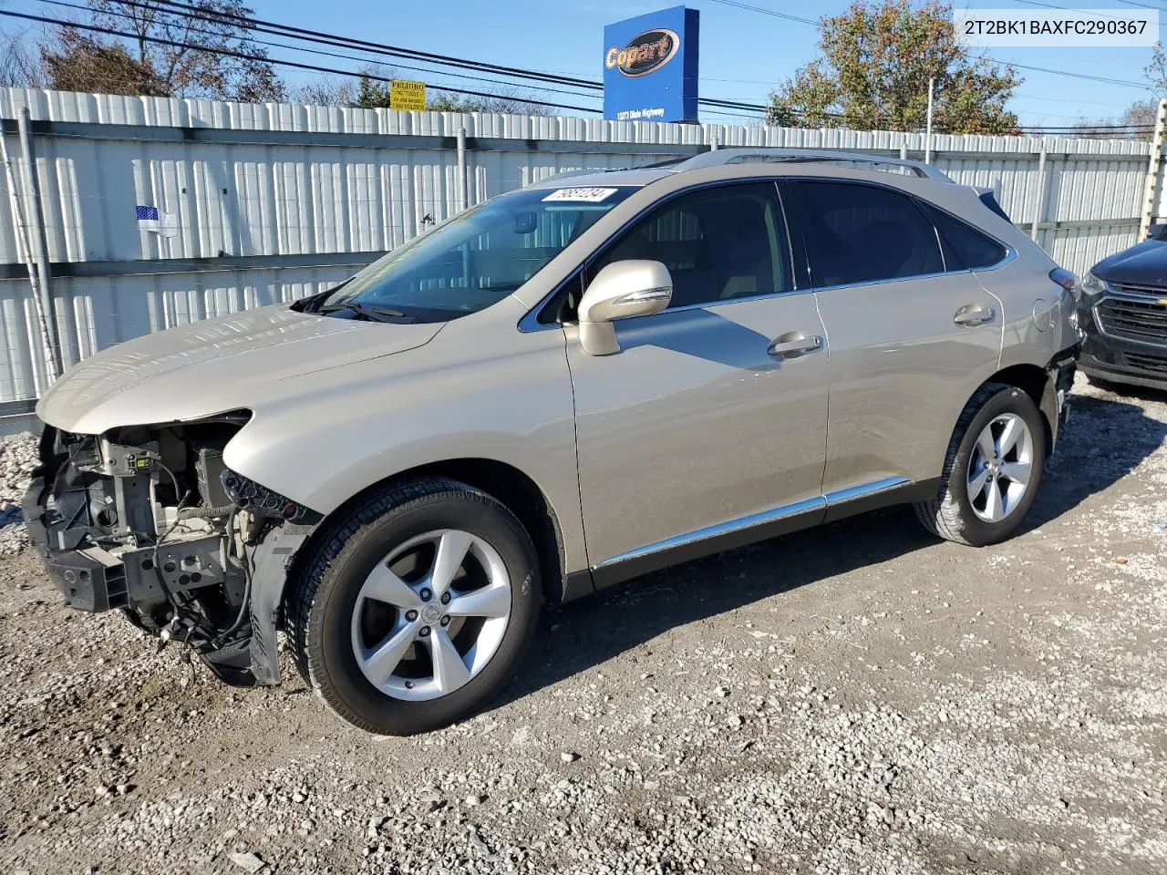 2015 Lexus Rx 350 Base VIN: 2T2BK1BAXFC290367 Lot: 79851234